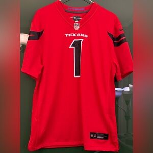 NWT Nike Stefon Diggs Houston Texans #1 Red Alternate Game Jersey Youth XL 18-20